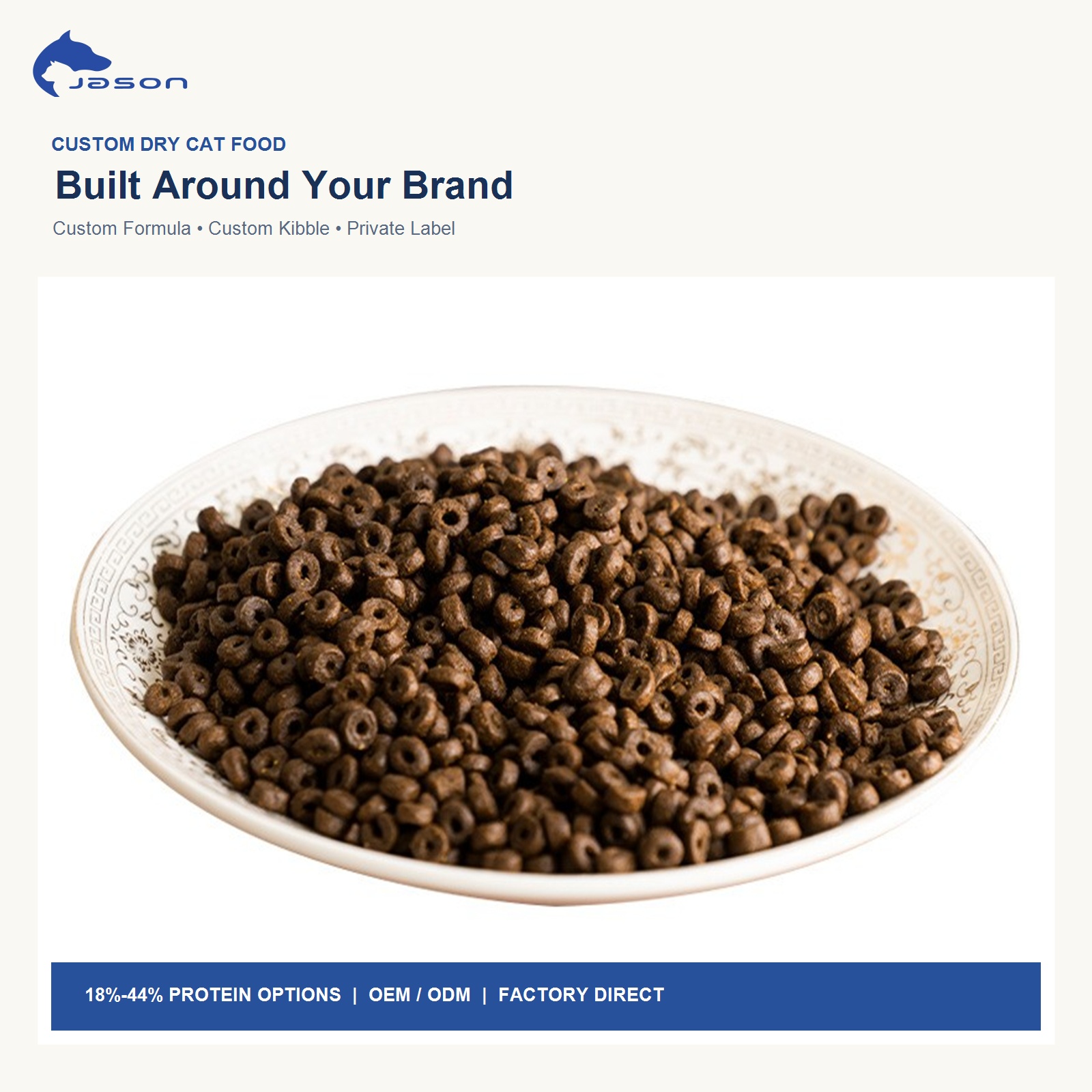Custom Dry Cat Food Manufacturer | Private Label & OEM