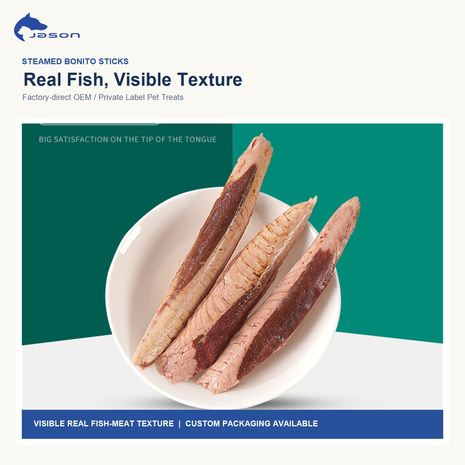 Steamed Bonito Sticks Pet Treats | OEM & Private Label Manufacturer