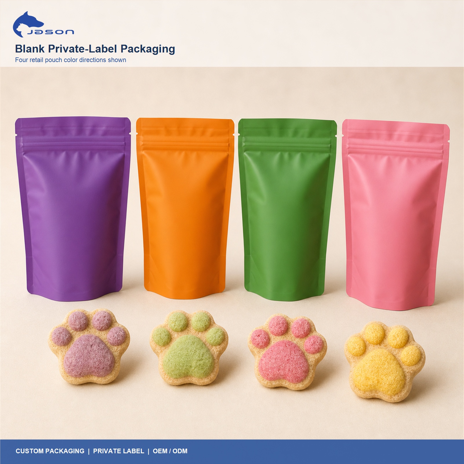 Freeze-Dried Paw-Shaped Cat Treats Manufacturer | Private Label & OEM