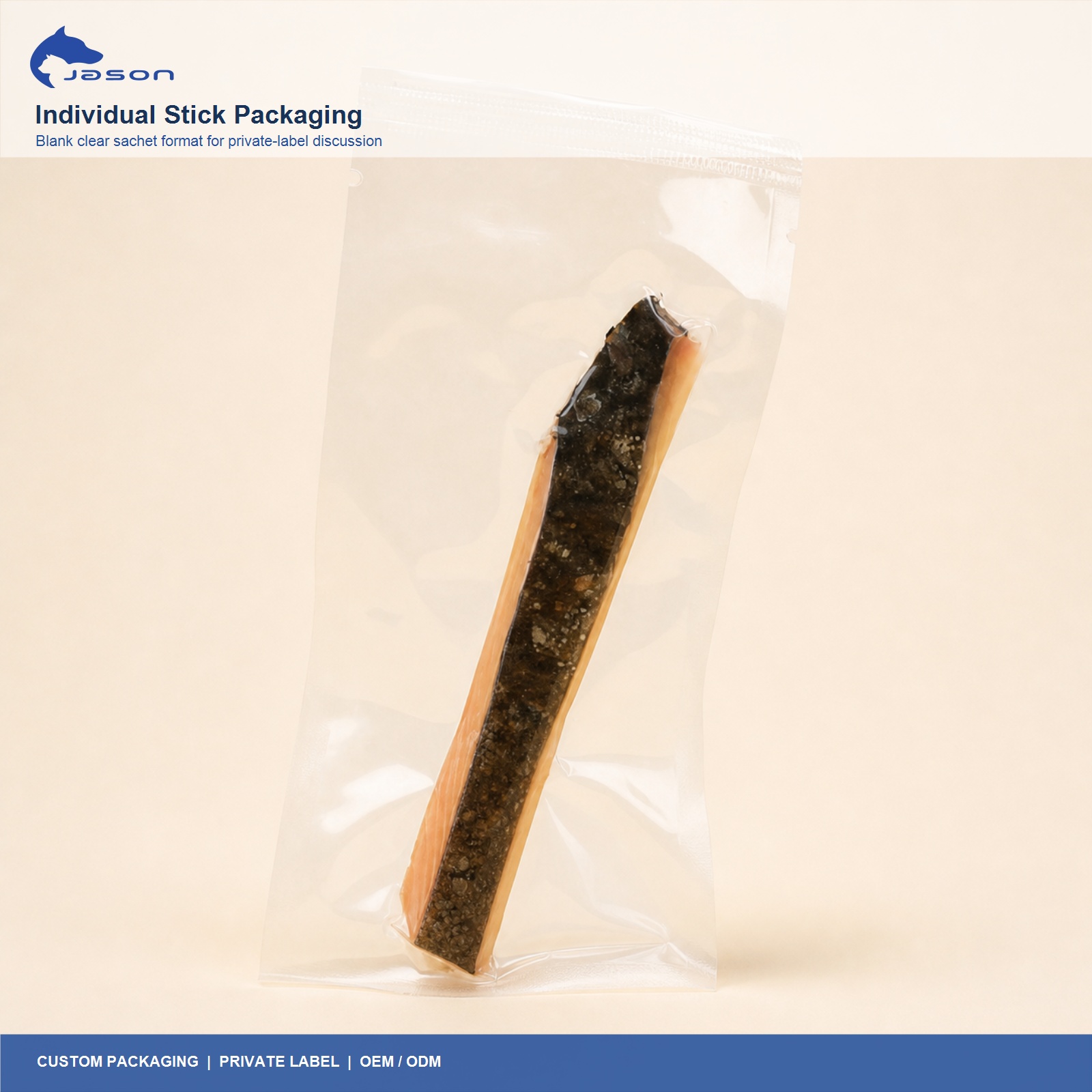 Steamed Salmon Sticks Pet Treats | Private Label & OEM Manufacturer